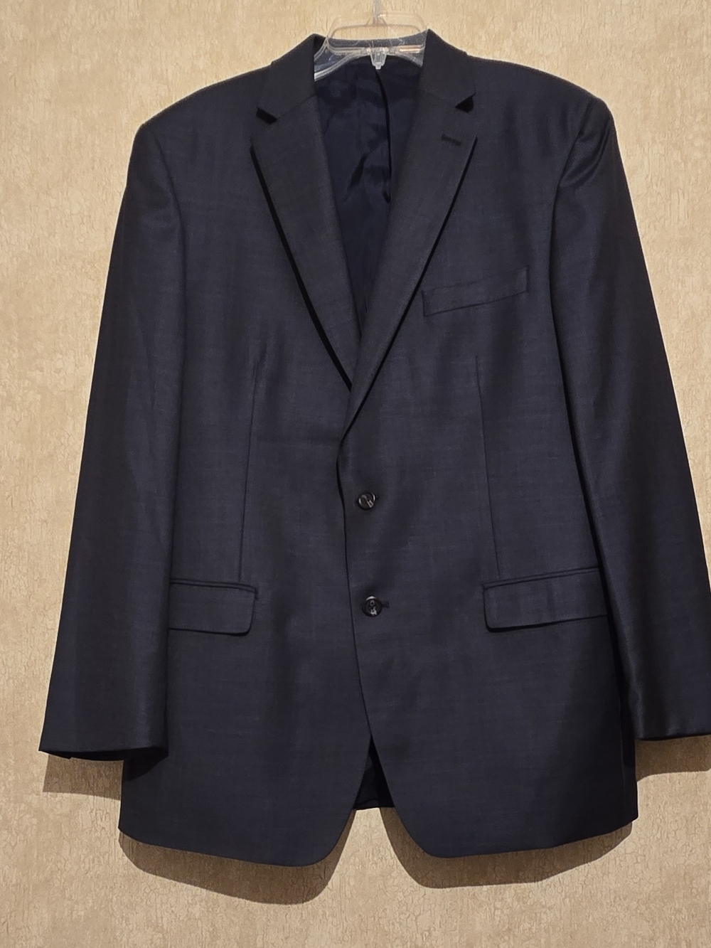 Ralph Lauren Navy Two-Button Notch Lapel Blazer